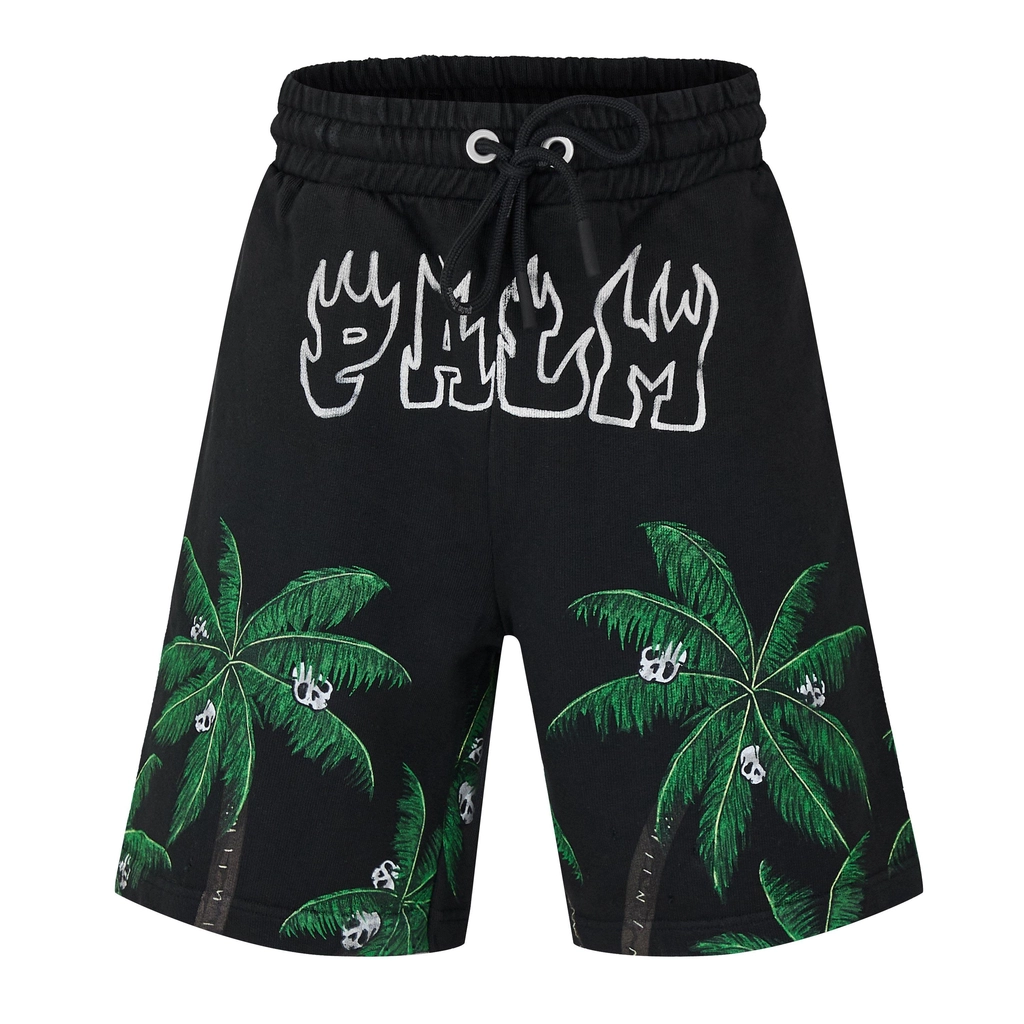 Palm Angels Vint Sweatshort - Black
